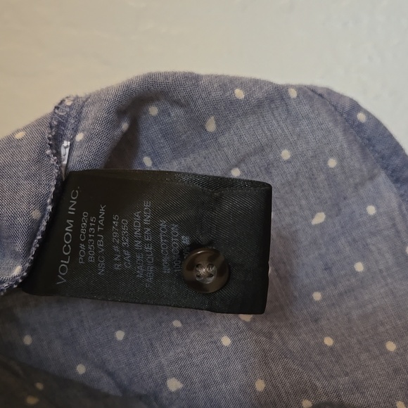 Volcom, womens medium, linen tank top - Picture 5 of 8